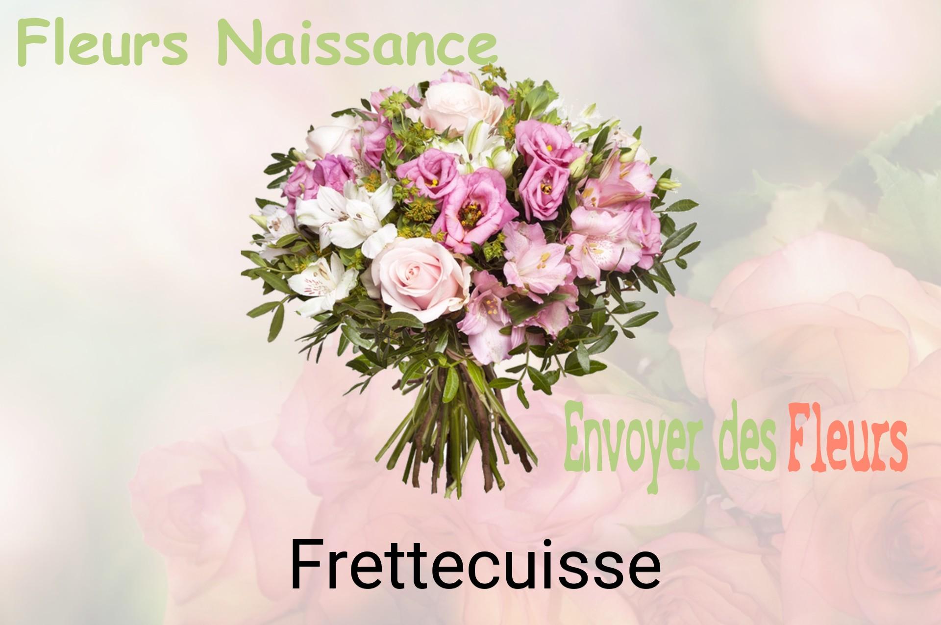 Bouquet de fleurs de naissance livré à Frettecuisse